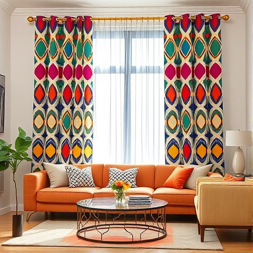 پرده پذیرایی هندسی
